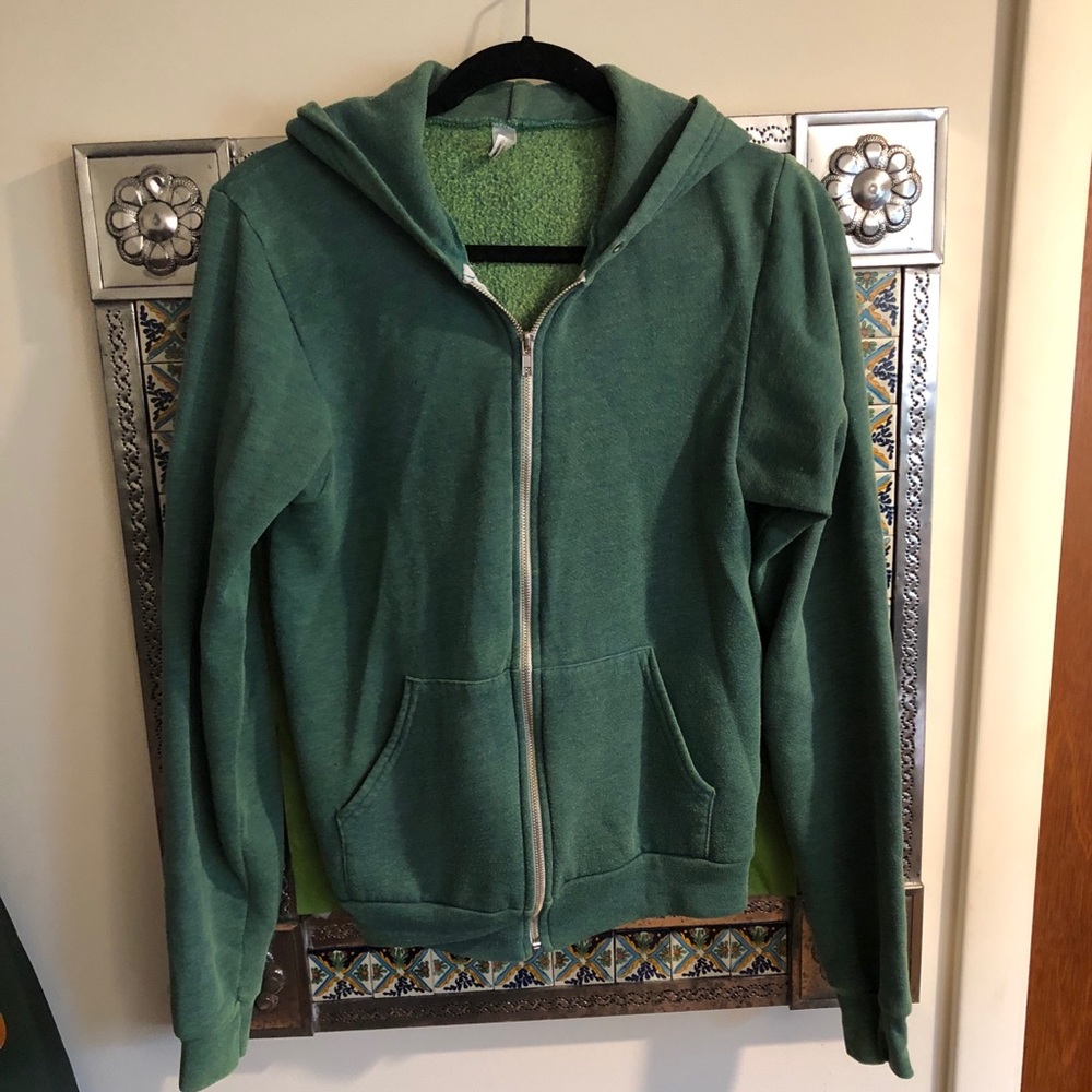 🎃American Apparel zip up hoodie